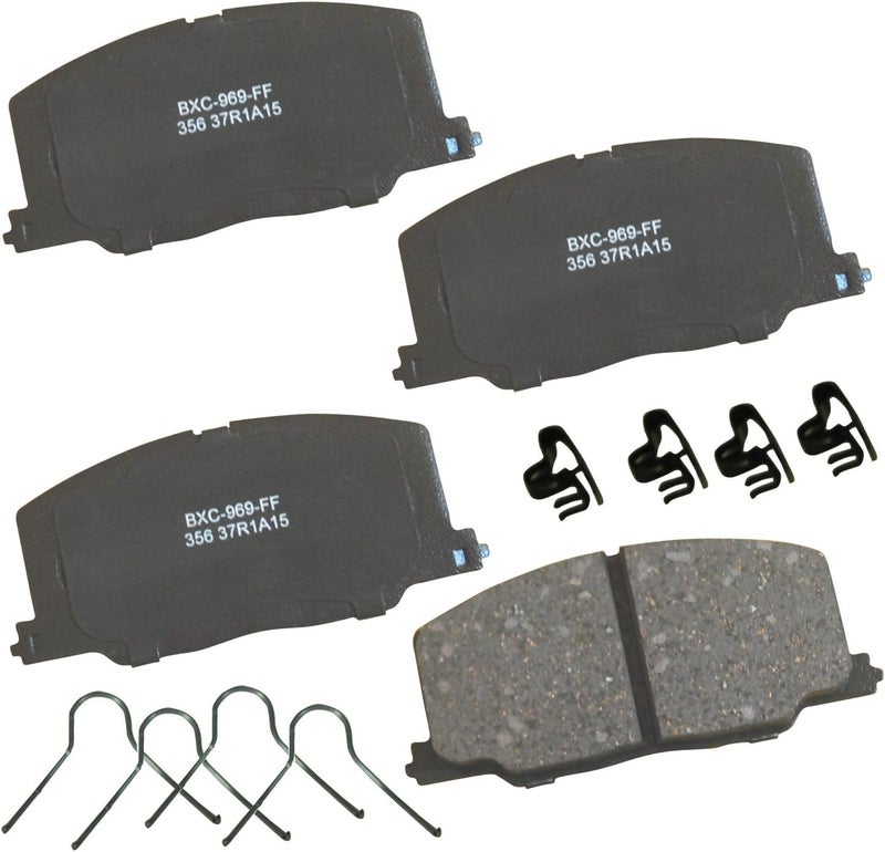 Bendix Premium SBC356 Ceramic Front Brake Pads for Lexus ES250 1991-1990, Toyota Camry 1991-1987, Celica 1993-1988 - Image 1